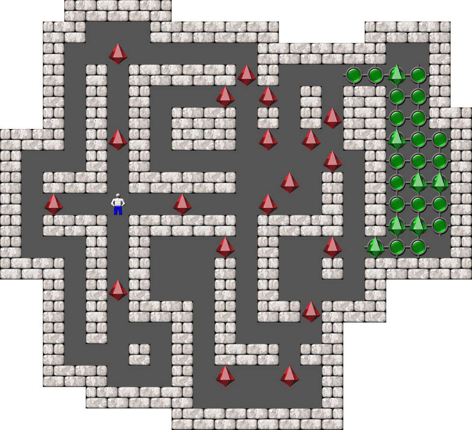 Sokoban Thinking Rabbit Arranged level 253